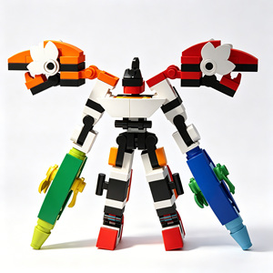 ชุดตัวต่อหุ่นยนต์แปลงร่าง DIY Mecha Dragon Lord 106 ชิ้น ชุดบล็อกสร้างสรรค์เพื่อการศึกษา STEM ของเล่นประกอบแบบจำลอง - Product Image 6