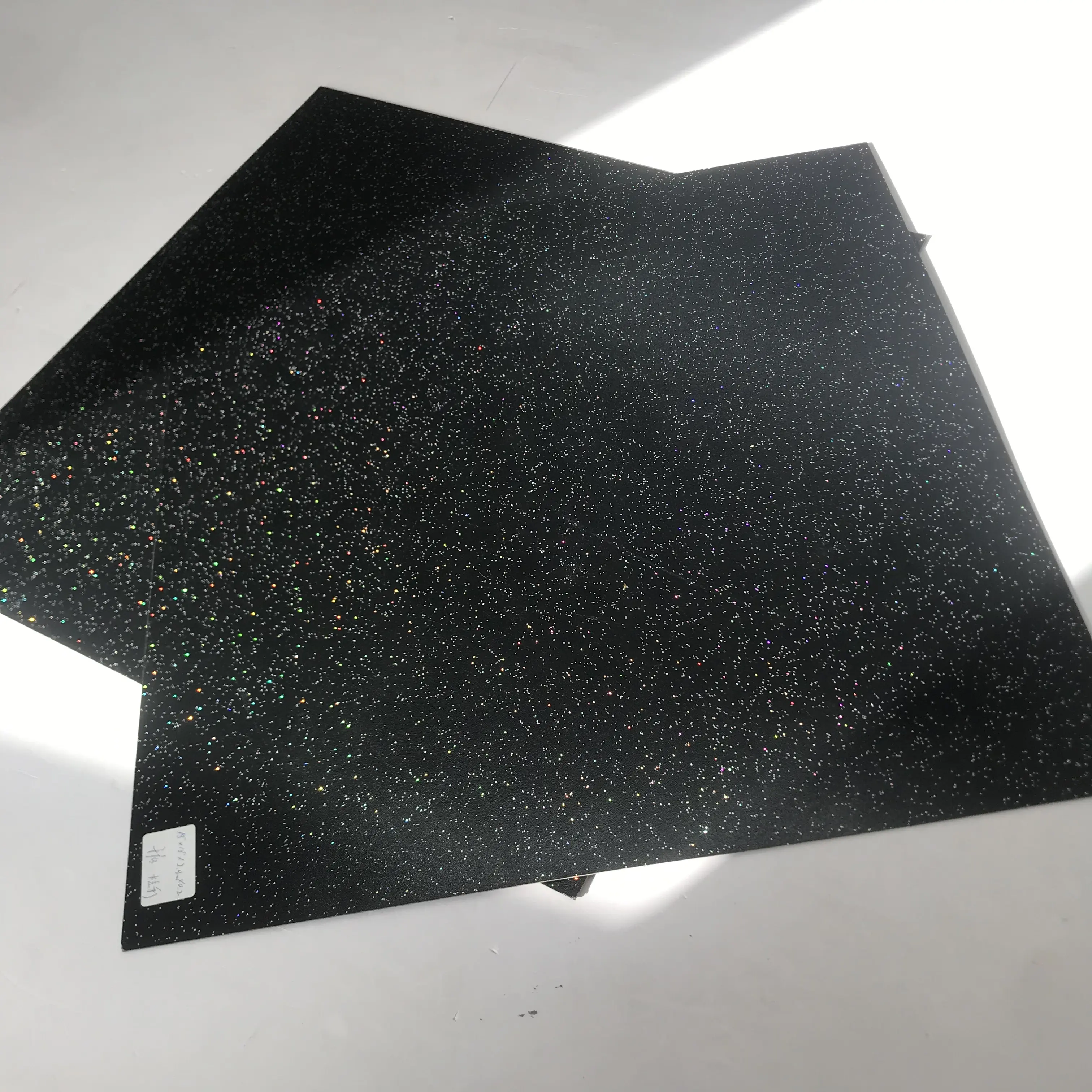 Shiny black 2.0mm Thickness dance floor Commercial Restaurant Indoor lvp flooring Dry Back Vinyl Plank Flooring