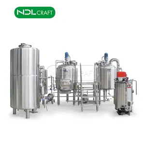 Equipamento para cervejaria com sistema de cervejaria em lote pequeno 300L