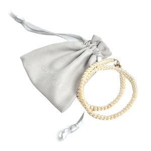 Bolsa de Almacenamiento de Microfibra Gruesa con Cordón, Logotipo Estampado en Caliente, Bolsa para Joyas, Anillos y Pulseras - Product Image 6
