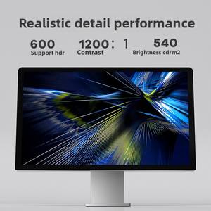 Écran professionnel <span class=keywords><strong>pour</strong></span> concepteur <span class=keywords><strong>27</strong></span> <span class=keywords><strong>pouces</strong></span> 5K 5210*2880PX 60Hz IPS Corps en alliage d'aluminium Compatible <span class=keywords><strong>Mac</strong></span> Extension externe Ordinateur de bureau - Product Image 4