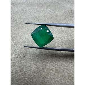 6.85พลอยพลอยเทียมสีเขียวมรกตแบบหลวมคุณภาพสูงตัดจากแซมเบียสำหรับทำเครื่องประดับ - Product Image 4