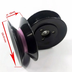 CR1007-B05/B06/B07/B08 Polea guía de alambre/hilo con rodamiento de grafito - Product Image 1