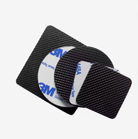 Patins en caoutchouc silicone auto-adhésifs industriels, noirs, souples, antidérapants, avec service de découpe