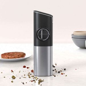USB Rechargeable Electric Salt and <b>Pepper</b> <b>Grinder</b> Set With LED Light Automatic Kitchen Spice <b>Grinder</b> - Product Image 2