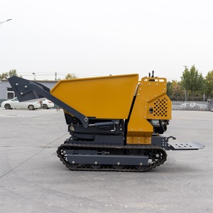 Мини самосвал 500 кг 800 кг 1 т самосвал прицеп гусеничный самосвал мини Резиновый трек - Product Image 4