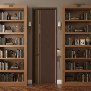 Puertas Interiores de Madera Sólida Premium para Diseño Moderno de Dormitorios y Oficinas, Duraderas, Reductoras de Ruido, con Acabado de Grano Natural - Product Image 3