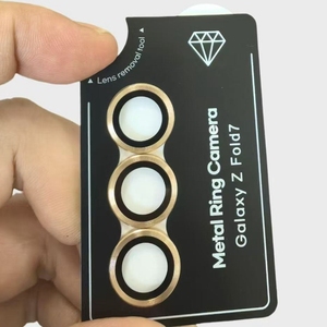 Protector de lente de cámara 9H Protector de pantalla de vidrio templado Película Protector de anillo de metal para Samsung Galaxy Z Fold <span class=keywords><strong>7</strong></span> Z Flip <span class=keywords><strong>7</strong></span> 6 - Product Image 2