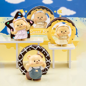 Caja Sorpresa Yu Mo Sweet Bear, Figura Decorativa de Donut, Regalo, Juguete - Product Image 2