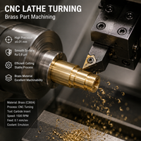 Services d'usinage CNC sur mesure de précision pour pièces en laiton, usinage de métaux avec finition polie pour l'usage en matériel électronique