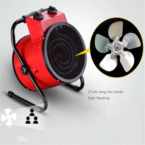 Calentador de aire de acero inoxidable portátil ajustable calentamiento rápido agricultura invernadero elemento Industrial aviario redondo ventilador eléctrico - Product Image 2