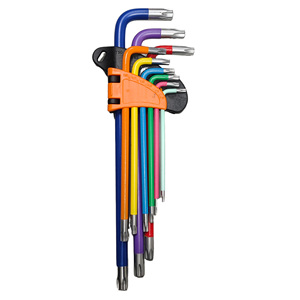 Juego de Llaves Hexagonales de Colores Resistentes con Puntas Torx y Destornilladores Hexagonales para Trabajos de Mantenimiento y Reparación - Product Image 1