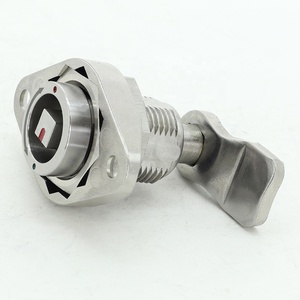 Verrou à came à quart de tour en acier inoxydable SS304, à entraînement carré/triangulaire, loquet rotatif à compression robuste pour applications ferroviaires - Product Image 4
