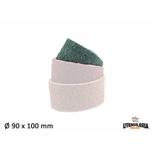 Bandas de lijado de grano fino azul 90x100mm (4 uds) - Product Image 2