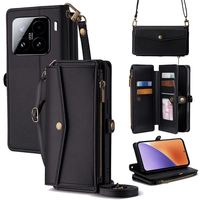 Funda de Piel con Cierre Magnético y Ranuras para Tarjetas para Xiaomi 17 15 Ultra, Accesorios de Lujo para Xiaomi 14 13 Pro 12S Ultra