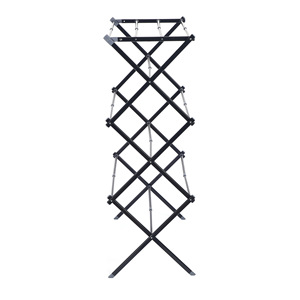 Séchoir à linge multifonctionnel en métal, facile à déplacer, pliable et durable pour bébé, avec sac. - Product Image 1