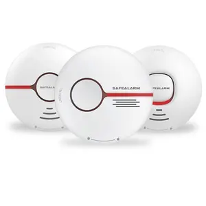 Hot Selling Wall Mounted Tuya Smart Wireless Sound Indicating Kitchen Smoke Fire Alarm Detector Supplier for Sale