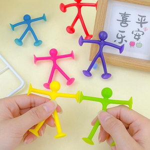 Nouveaux jouets sensoriels interactifs pour hommes avec ventouse flexible et corps extensible pour enfants et adultes, pour soulager le stress - Product Image 2