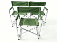 Chaise de Réalisateur Pliante en Aluminium avec Impression de Logo, Chaise Portable en Aluminium, Chaise de Réalisateur