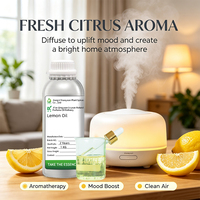 Huile Essentielle de Citron 100% Pure et Naturelle - Huile d'Agrumes Biologique Pressée à Froid pour l'Aromathérapie, le Diffuseur, les Soins de la Peau et le Nettoyage