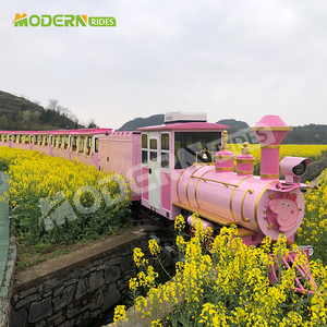 Train extérieur pour parc à thème et aire de jeux, avec couleur et dimensions personnalisées - Product Image 3