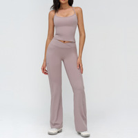 Ensemble de survêtement 2 pièces PASUXI personnalisé de haute qualité avec veste à manches longues et fermeture éclair intégrale pour le sport, la gym, le yoga et l'entraînement