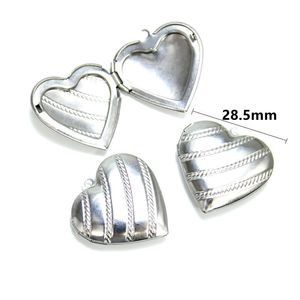 Breloques en forme de cœur en acier inoxydable avec motif floral pour la fabrication de bijoux, occasion cadeau - Product Image 4