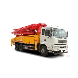 China top brand Professional Supplier 37m Small Concrete Mixer Truck Small And Pumps Push Up Concrete Pump Truck HB37A