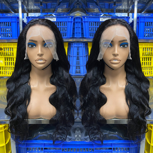 Ready to Ship 13X4 Lace Frontal Body Wave Human Hair <b>Wigs</b> for Black Women Transparent Lace <b>Front</b> <b>Wigs</b> 150% Density - Product Image 1