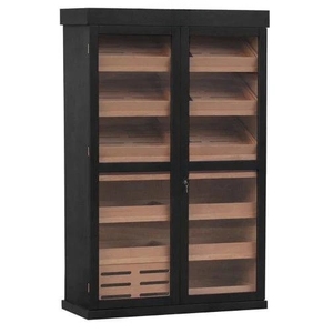 Cave à cigares en cèdre espagnol personnalisée Walk In Led Smoke Shop Présentoir à tabac Vitrine à cigares Vitrine murale pour <span class=keywords><strong>magasin</strong></span> - Product Image 3