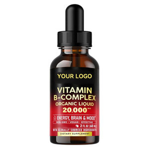อาหารเสริมเหลววิตามินบีออร์แกนิกที่ซับซ้อนสำหรับการสั่งซื้อจำนวนมากจากโรงงานพร้อมอัตราการดูดซึมสูงสำหรับผู้ผลิตที่ต้องการ - Product Image 1