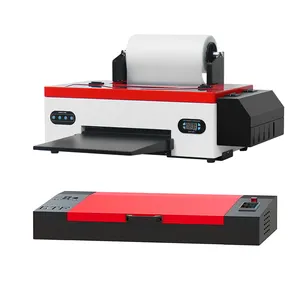 Desktop tablet dtf printer printing machine A3 L1800 t-shirt printer set white ink mixing for textiles