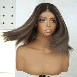 Pelucas de Cabello Humano Corto Estilo Bob Vietnamita, Sin Pegamento, HD 5X5, Pre-decoloradas, con Cierre de Encaje HD - Product Image 2