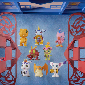 Figuras de Acción de PVC de 3-4 cm de Capsule <span class=keywords><strong>Agumon</strong></span>, Palmon, Patamon, Piyomon, Pukamon y Gomamon, Unisex, al por Mayor, de Japón, para Mayores de 12 Años - Product Image 3