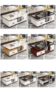 Bắc Âu hiện đại phòng khách nhỏ Bàn cà phê sáng tạo phòng ngủ sofa <span class=keywords><strong>mini</strong></span> nhỏ bàn tròn đa chức năng bàn nhỏ - Product Image 2