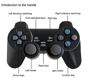 Consola de Videojuegos X6, Mini TV Inalámbrica para el Hogar, Consola Retro 4K, Consola M8 para PS1, Mando de Juego Lite, 15000 Juegos, 64 GB, 4K, Mando de Juego M8 - Product Image 3