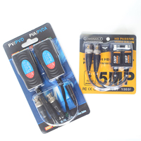 Balun de Video con Cable de Alimentación UTP Coaxial Pasivo de 5MP 8MP, Transceptor CCTV 720P 1080P, Gran Venta