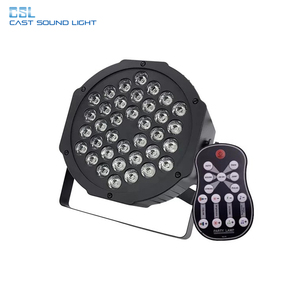 Atacado barato RGBW 36/54 <span class=keywords><strong>Par</strong></span> 64 <span class=keywords><strong>LED</strong></span> iluminação de palco com feixe de luz UV DJ Bar Discoteca Festa RGBWA Cor - Product Image 1