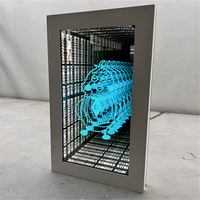 Miroir LED 3D Infinity pour Bureaux, Mariages, Maisons, Taxis, Voitures, Hôtels, Bars, Centres Commerciaux, Parcs, Entreprises, Hôpitaux, Publicité Personnalisable