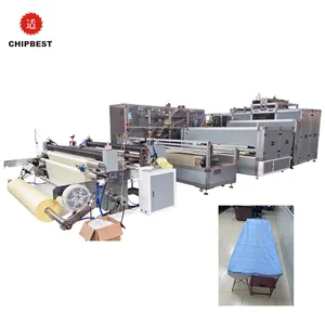 Custom Size Bed Sheet Folding Machine Auto Bedspread Production Machine Disposable Medical Bed Sheet Machine For Home And Spa