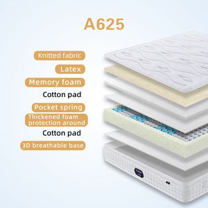 Colchón Popular de Diseño Popular, Colchón de Látex, Colchón Híbrido de Muelles Ensacados al por Mayor, Colchón Enrollable, Tamaño Completo, Queen, King - Product Image 2