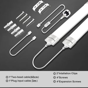 Barre lumineuse <span class=keywords><strong>LED</strong></span> CCT réglable en plastique, étanche IP65, avec prise, 18W, pour placard, armoire de cuisine, penderie, modulable - Product Image 2