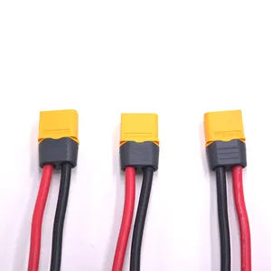Personalizado Amass XT60 macho conectores fios, cabos & cabos conjuntos jst xt60