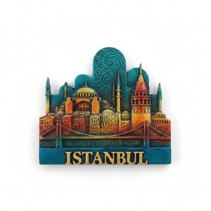 Magnete per Frigorifero 3D Creativo in Resina Personalizzata, <span class=keywords><strong>Souvenir</strong></span> di Istanbul <span class=keywords><strong>Turchia</strong></span> con la Moschea Ayasofya-i Kebir Cami-i Serifi - Product Image 1