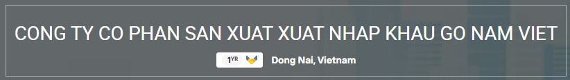 CONG TY CO PHAN SAN XUAT XUAT NHAP KHAU GO NAM VIET logo