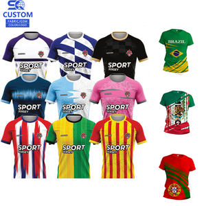 Magliette Personalizzate per la Coppa del Mondo di Calcio 2026 <span class=keywords><strong>Argentina</strong></span>/Brasile - Produttore all'Ingrosso di Maglie da Calcio Stampabili in Poliestere - Product Image 2