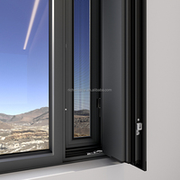 Fenêtres en aluminium pour maisons, fenêtres à battants, fenêtres oscillo-battantes, fenêtres à double vitrage, moustiquaire, fenêtres insonorisées pour cuisine
