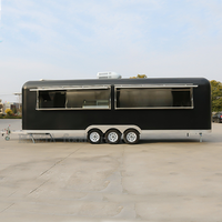 Cuisine mobile commerciale Food Truck Pizza Traiteur Remorque entièrement équipée Restaurant Conteneur Bar Chariot à café