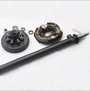 Chất Lượng Cao 7000lbs Điện Phanh Trống Trục Lắp Ráp Cho Xoắn Trục Với Phanh Điện Hoặc Trung Tâm Cho Bắc Mỹ Rơ Moóc - Product Image 3