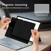 Filtre de confidentialité à adsorption magnétique haut de gamme personnalisé OEM/ODM pour tablettes Samsung Galaxy Tab 12,4 pouces, film anti-lumière bleue